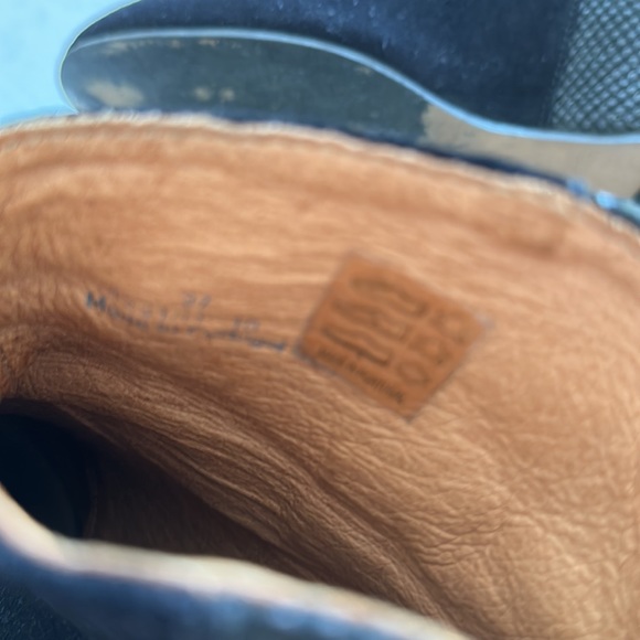 H by Hudson England Sefton Ankle Wedge Suede Snakeskin Embossed Bootie Size 7 - Picture 6 of 6